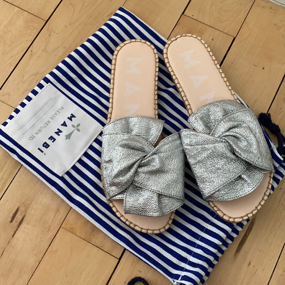 Manebi Knot Sandals Sz 39